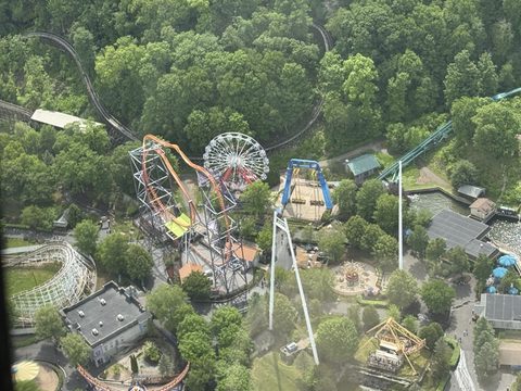 Lake Compounce, aerial view