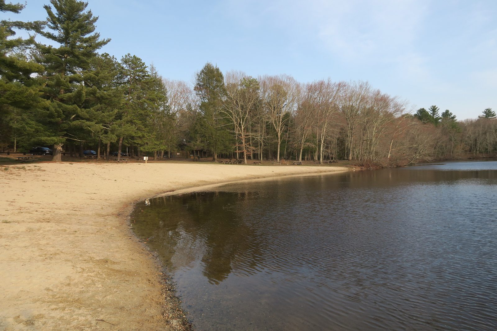 Hopeville Pond State Park beach