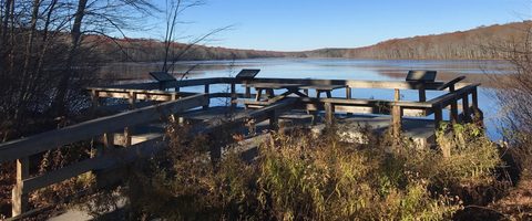 Pine Acres Lake observation deck