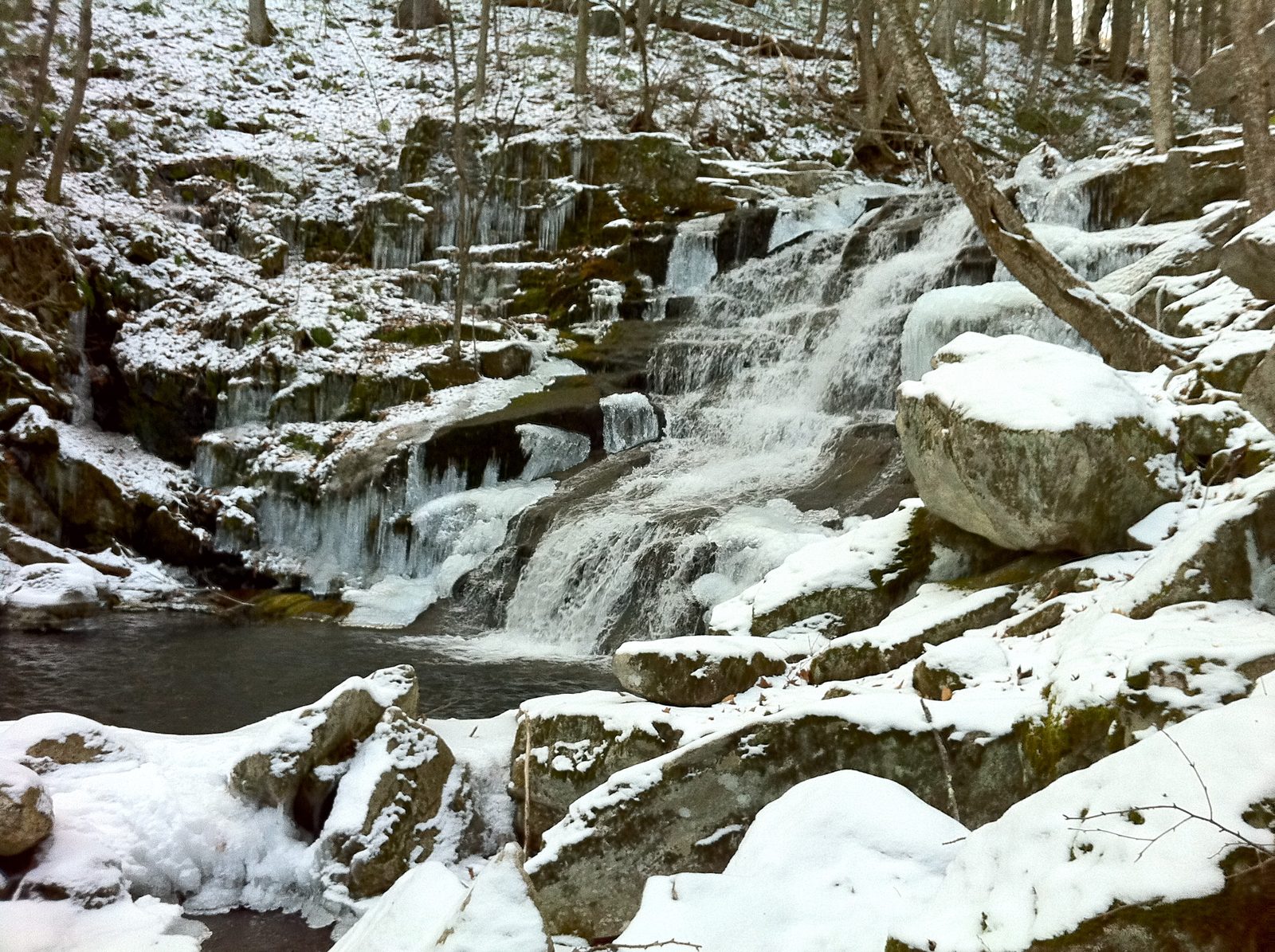 Falls Brook Falls, Tunxis State Forest