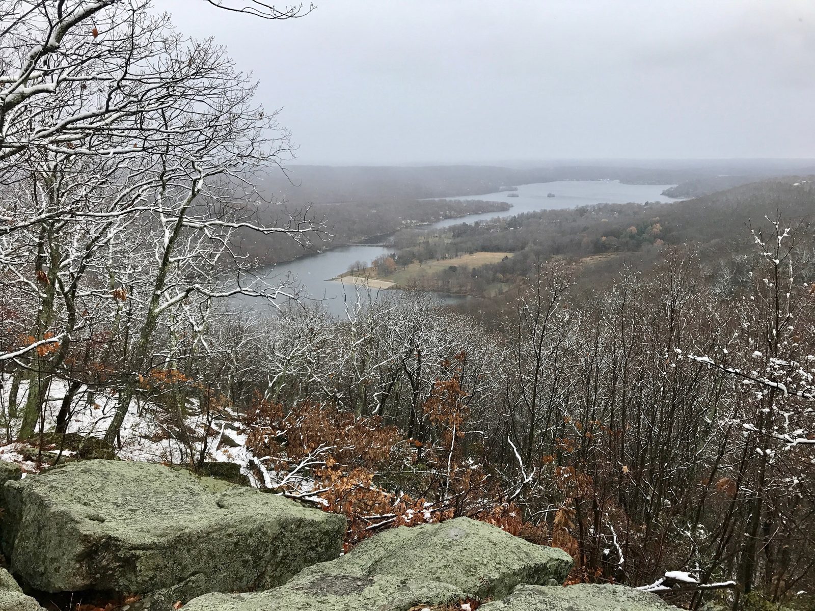 Squantz Pond and Candlewood Lake overlook