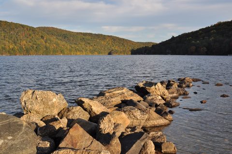 Squantz Pond, early morning