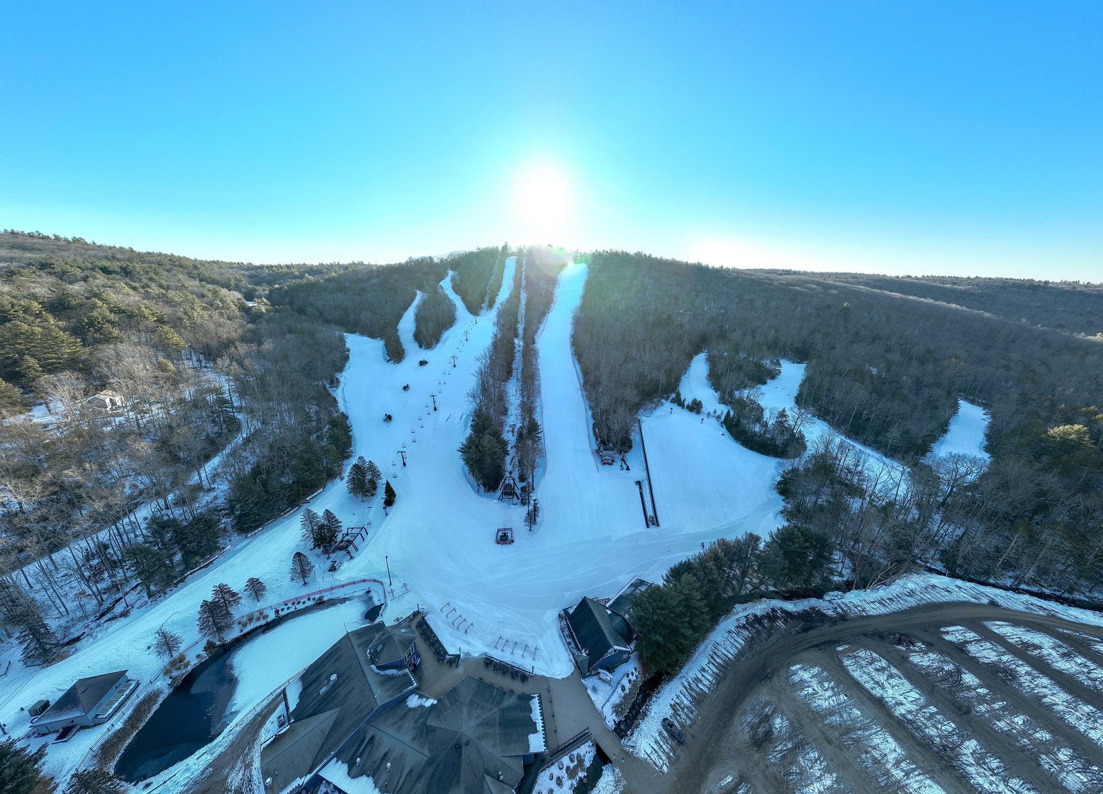 Ski Sundown aerial view