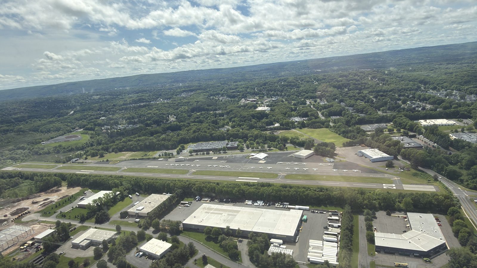 Robertson Airport, aerial view