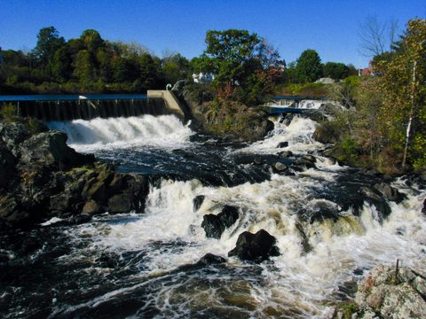 Falls on the Quinebaug River