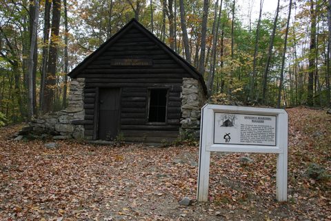Putnam Memorial State Park log hut