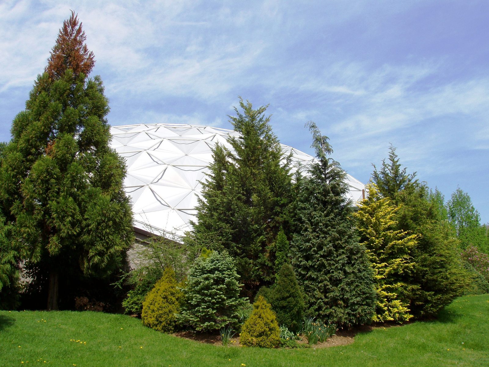 Dinosaur State Park, Exhibit Center dome