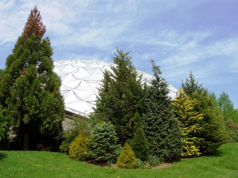 Dinosaur State Park, Exhibit Center dome