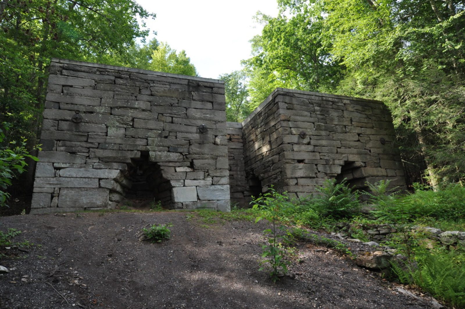 Mine Hill iron furnace ruins