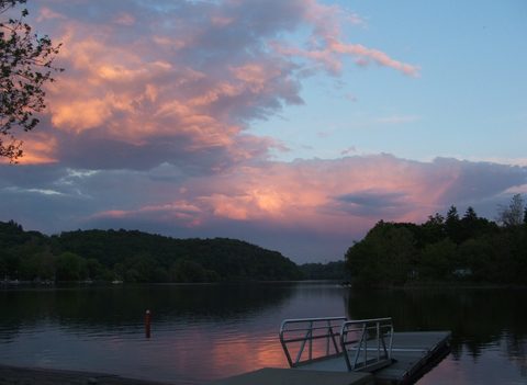 Indian Well State Park at sunset