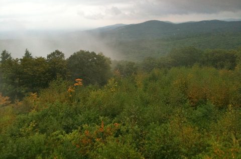 Soapstone Mountain lookout tower view