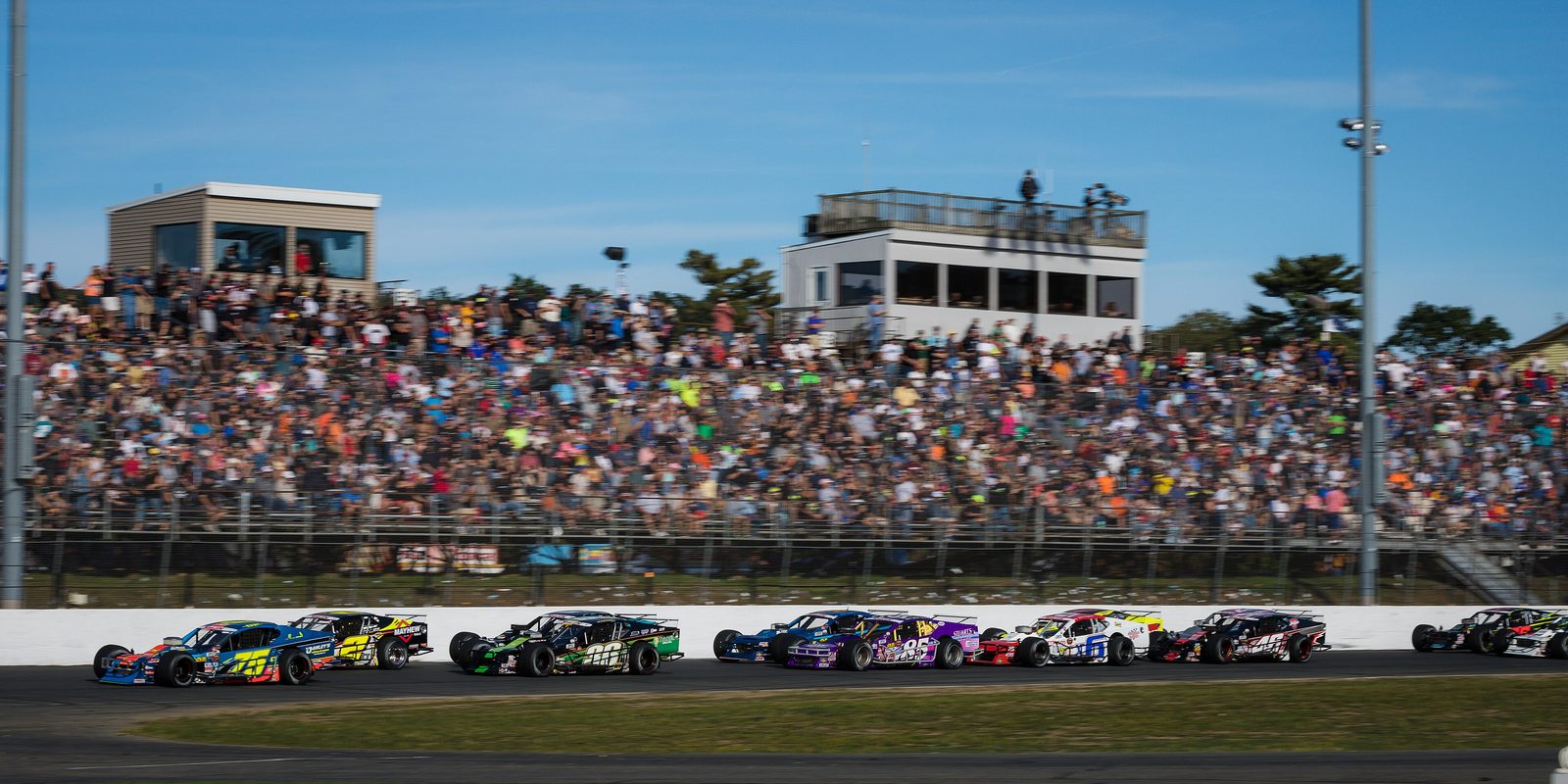 Stafford Speedway race start
