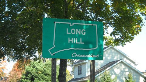 Long Hill village sign