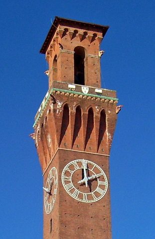 Clock tower detail