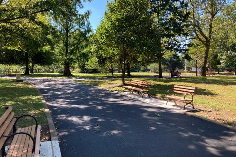 Paths and benches, John Paul Jones Park