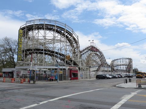 The Cyclone from Surf Avenue