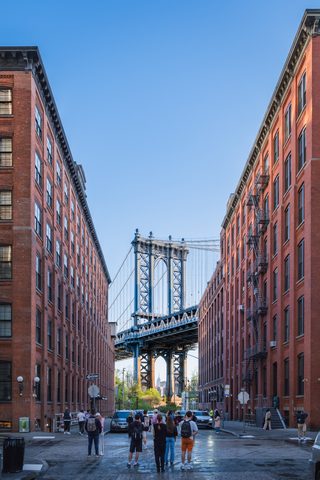 The Manhattan Bridge from Washington Street