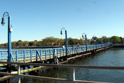 The footbridge over Sheepshead Bay
