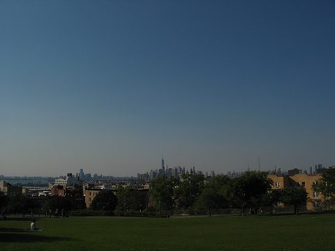 Manhattan skyline from Sunset Park