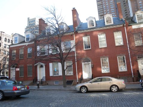 Federal-era row houses, 25-29 Harrison Street