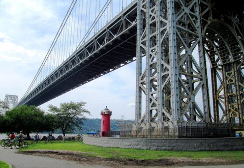 Little Red Lighthouse and the George Washington Bridge