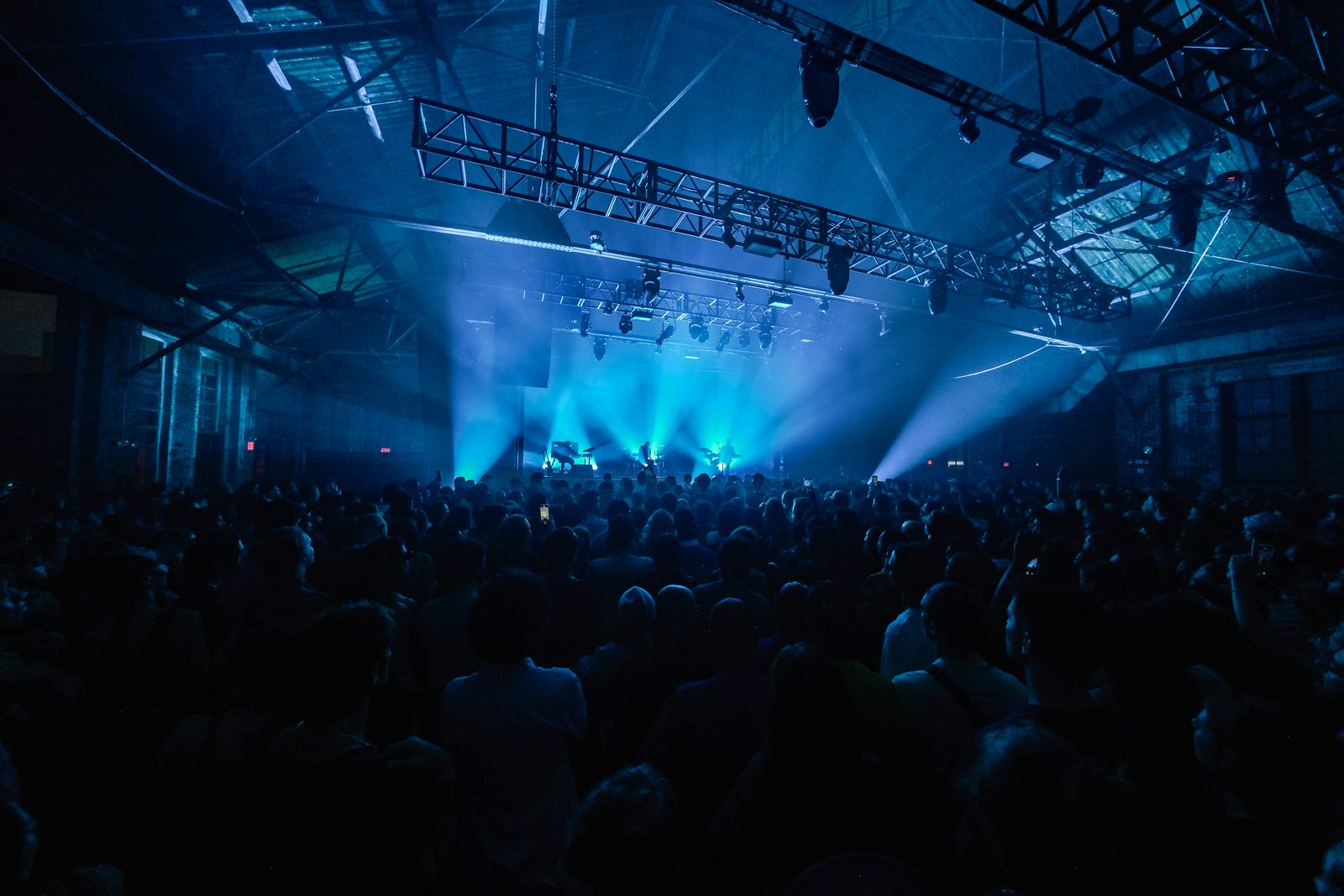 The main hall during a show
