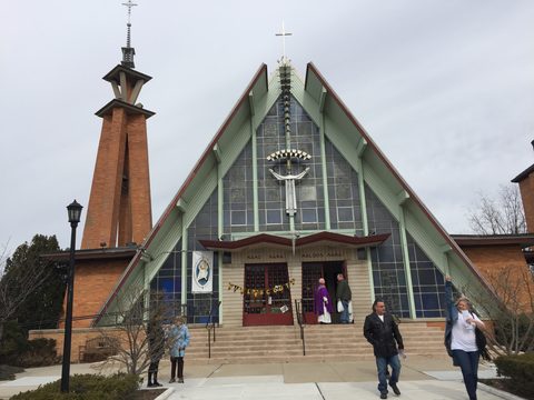 Transfiguration Catholic Church on Clinton Avenue
