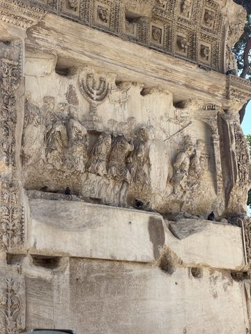 Arch of Titus — Spoils of Jerusalem