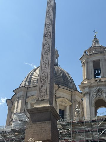 Piazza Navona — obelisk and Sant'Agnese