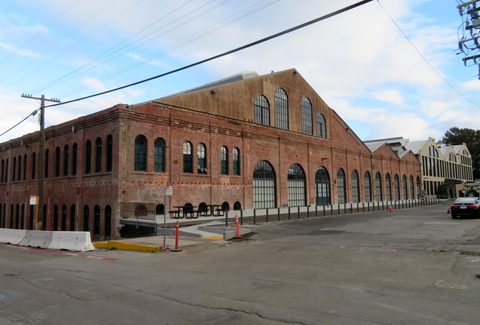 The Union Iron Works machine shop, Building 113, at Pier 70